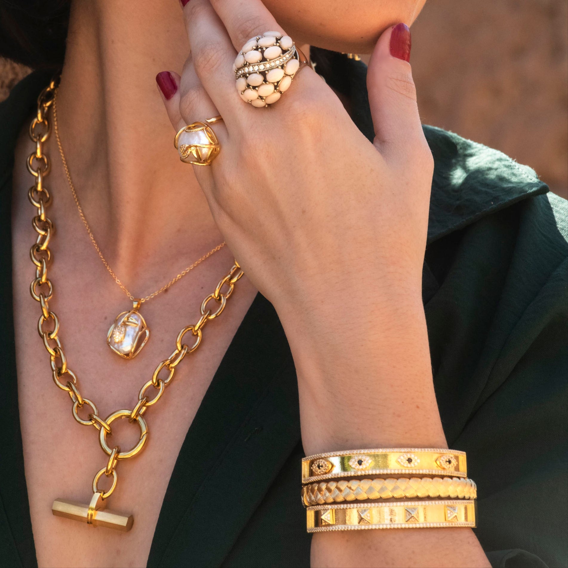 Collier Lara - doré