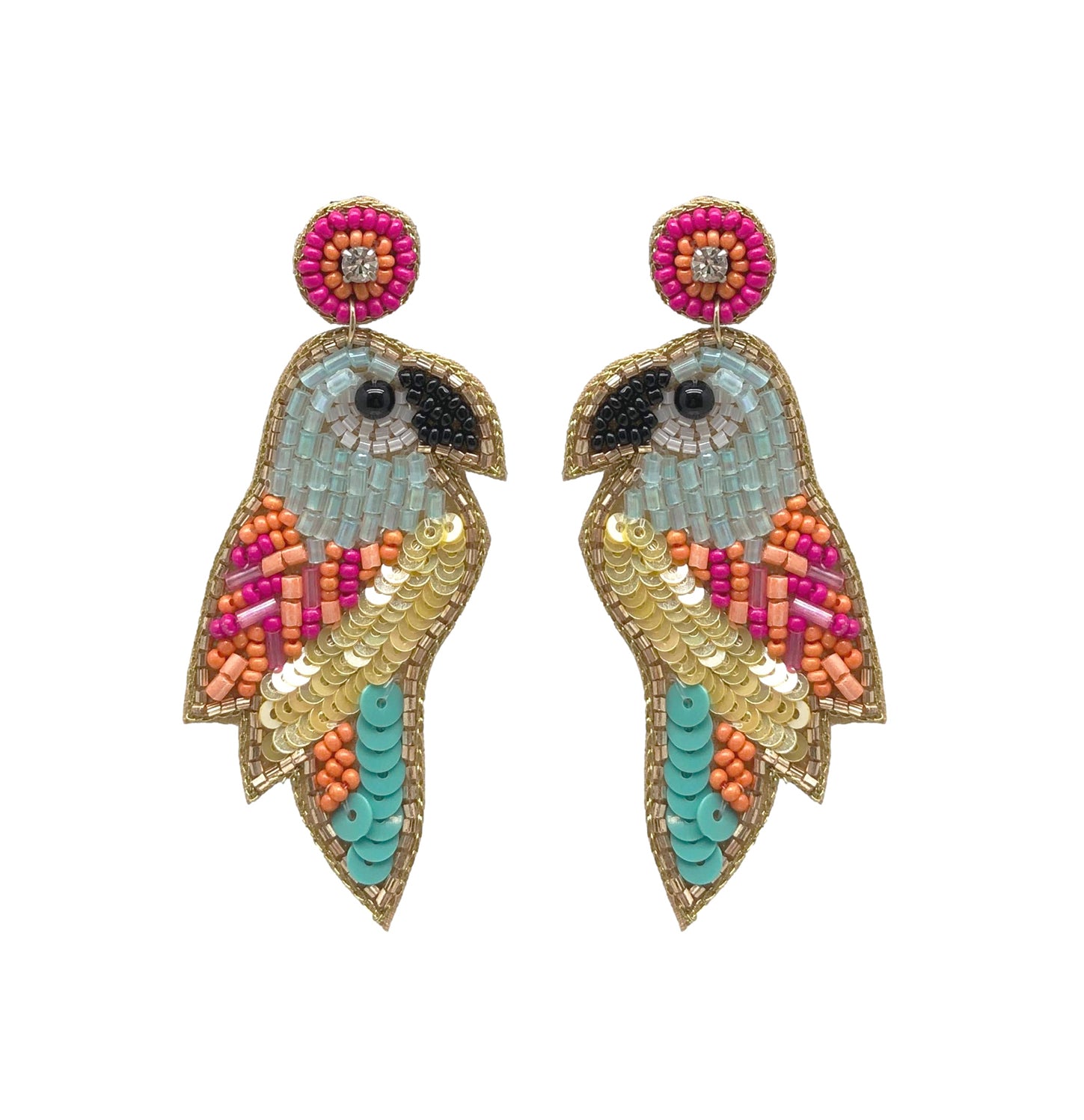 Parrot - Boucles d'oreilles