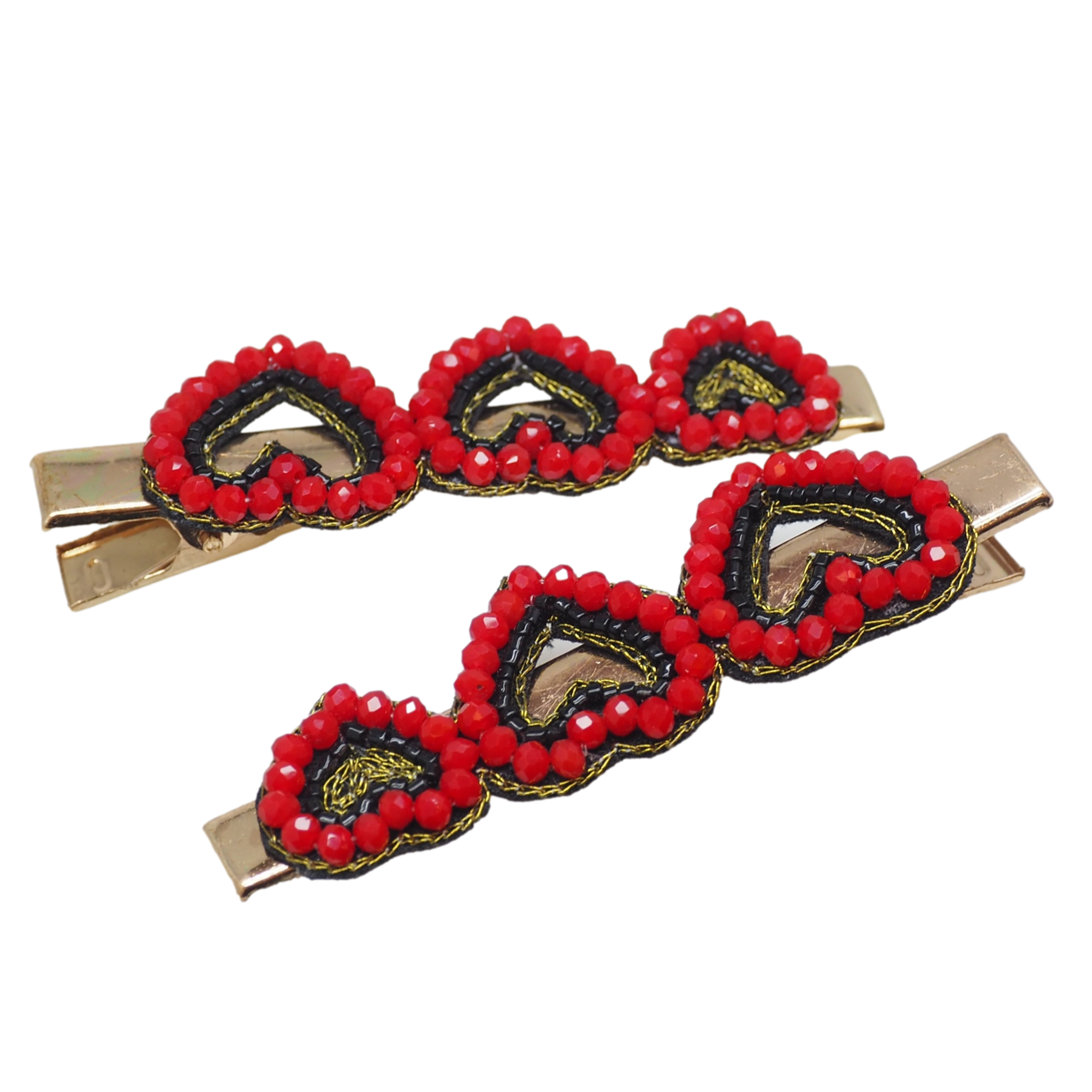 Loving hearts - Barrettes