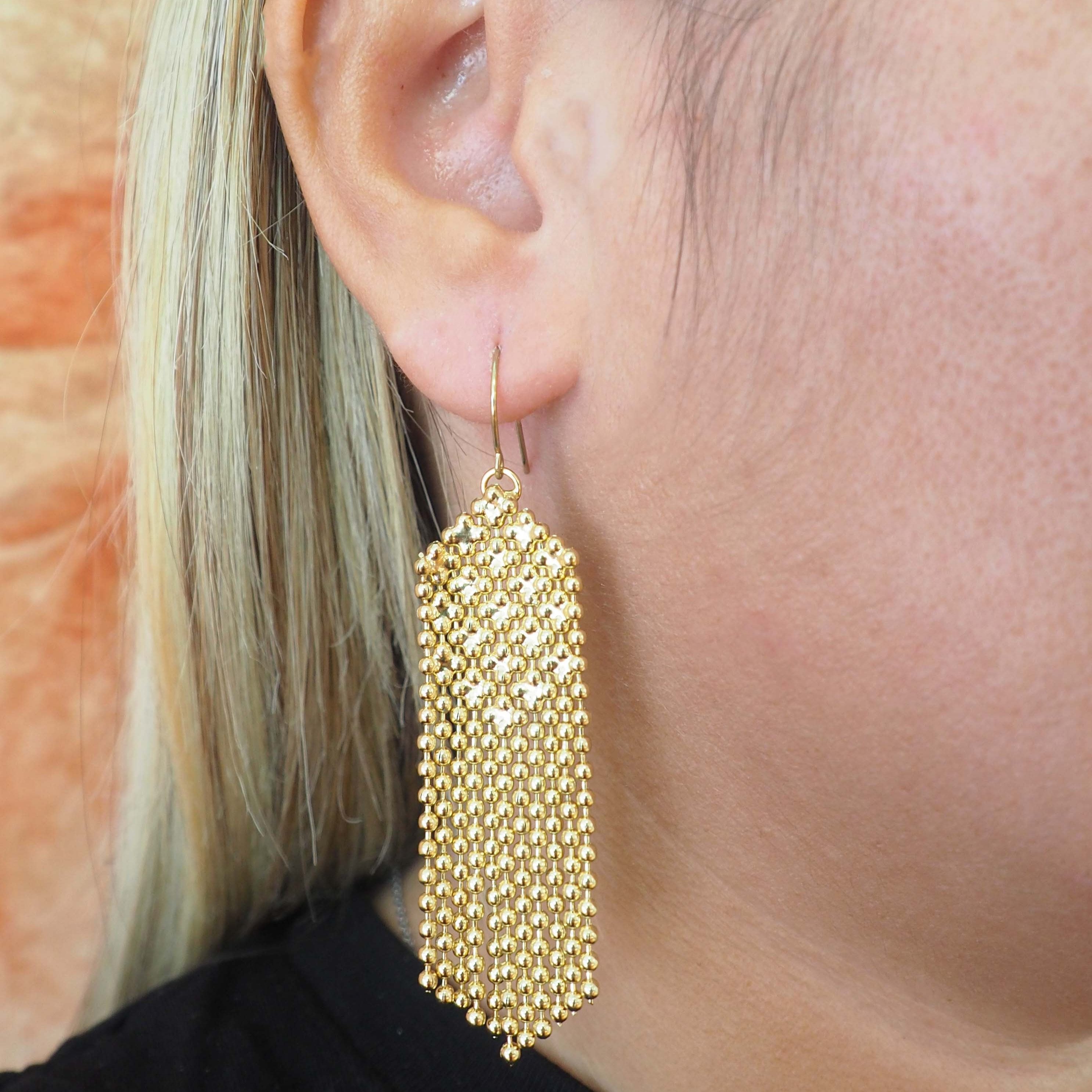 GALIA - Boucles d'oreilles dorée