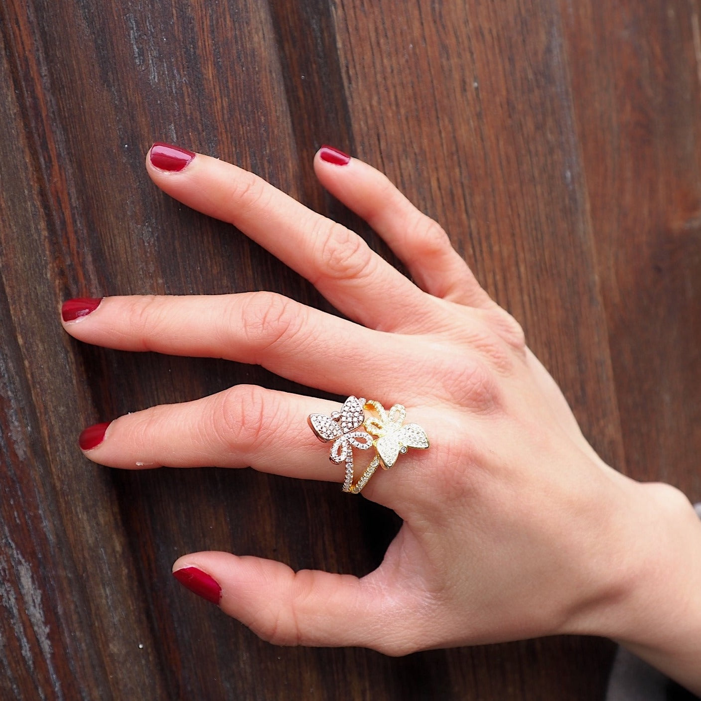 Les Papillons - Doré