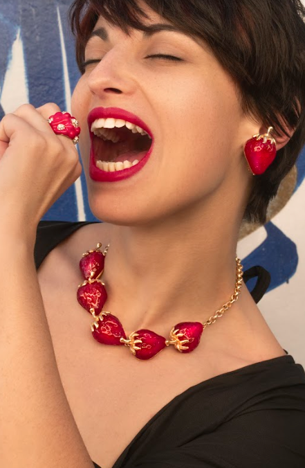 Collier Fraise