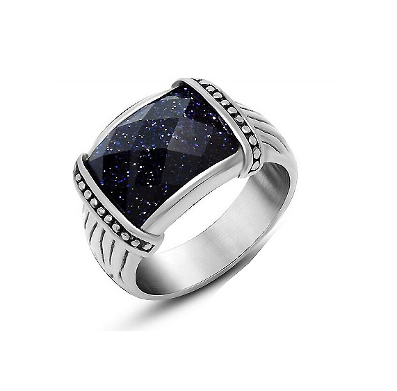 Chevalière Scintillante - Argentée