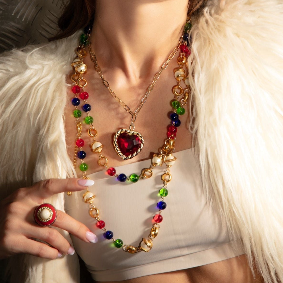 Yasmine - Collier - Multicolore