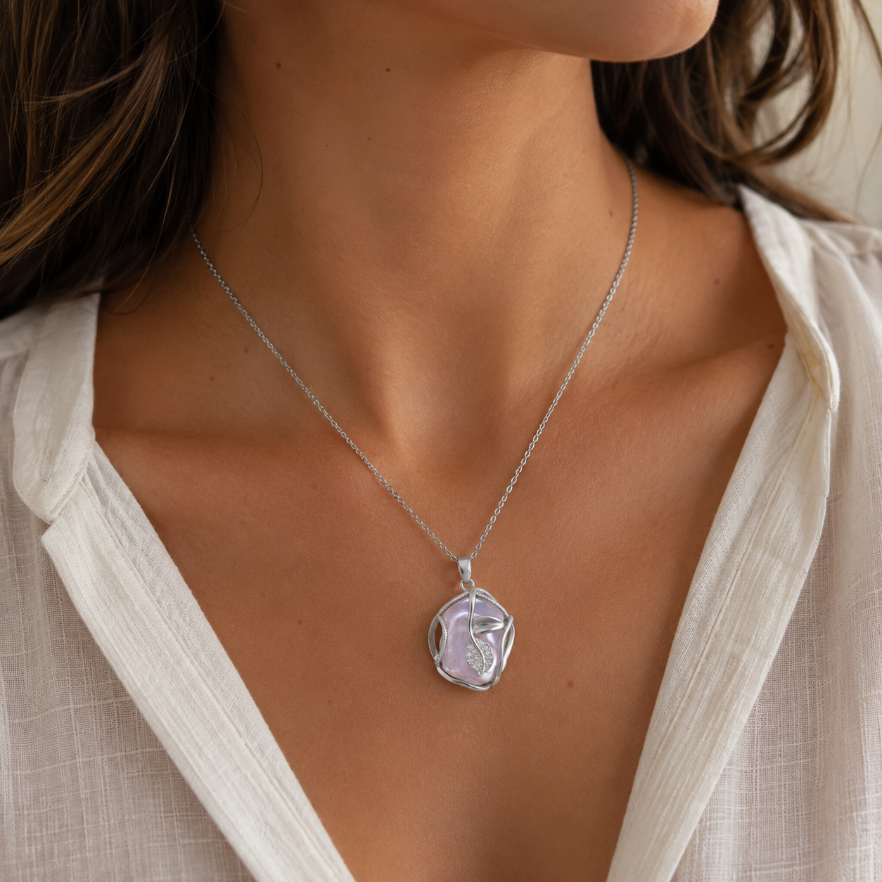Collier Lara - argenté
