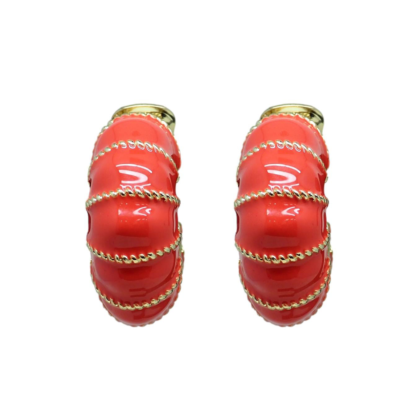 Fidji - Boucles Corail - Clip
