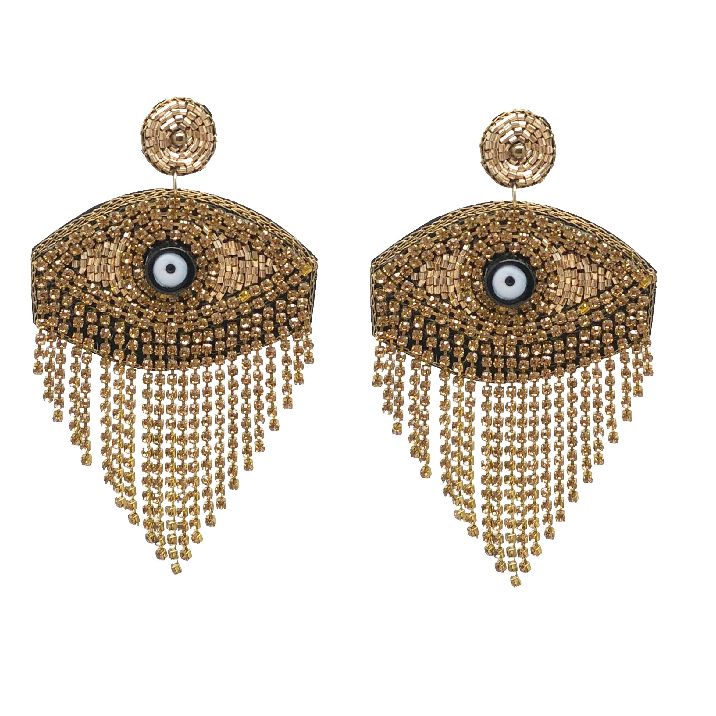 Golden Eyes - Boucles d'oreilles
