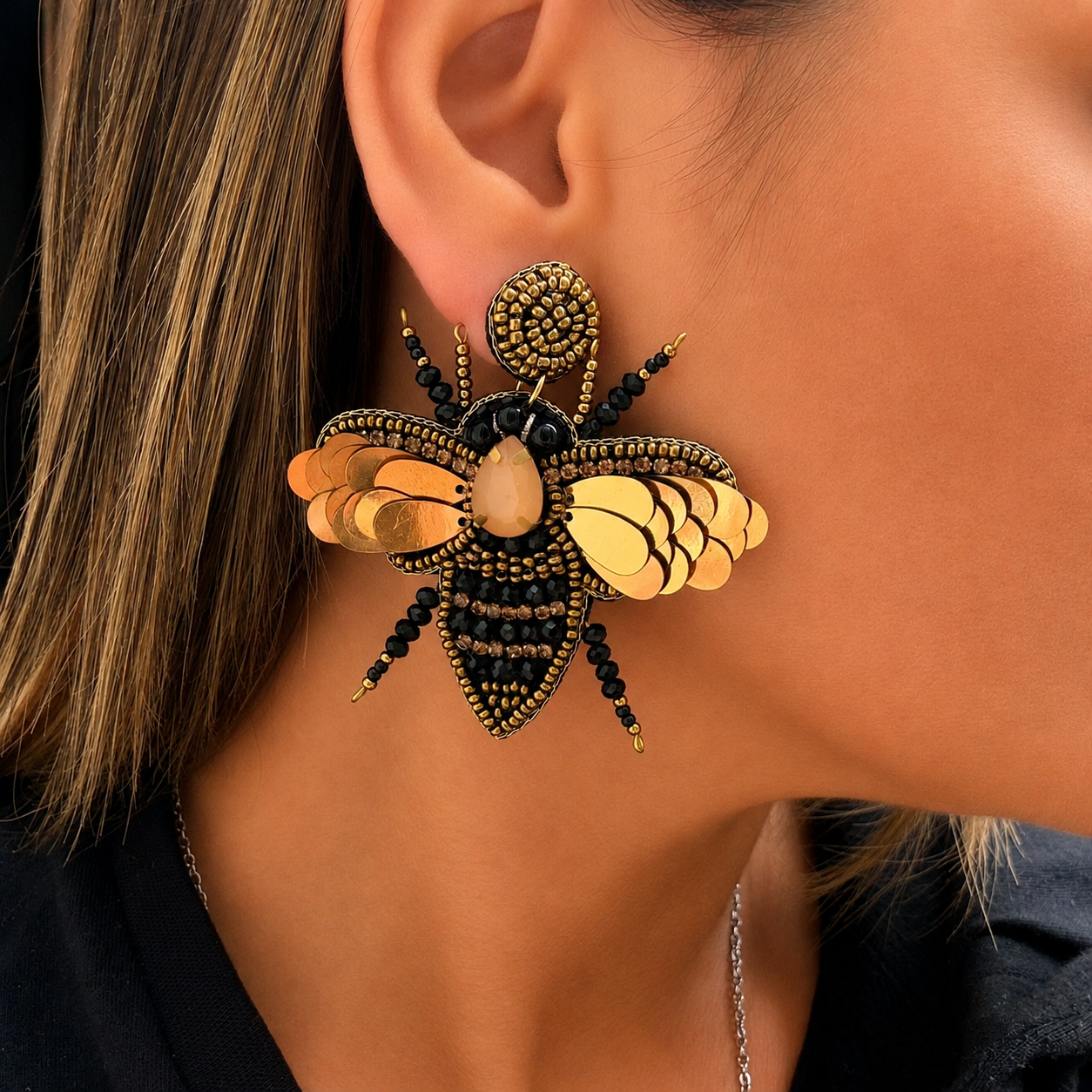 Queen Bee - Boucles d'oreilles