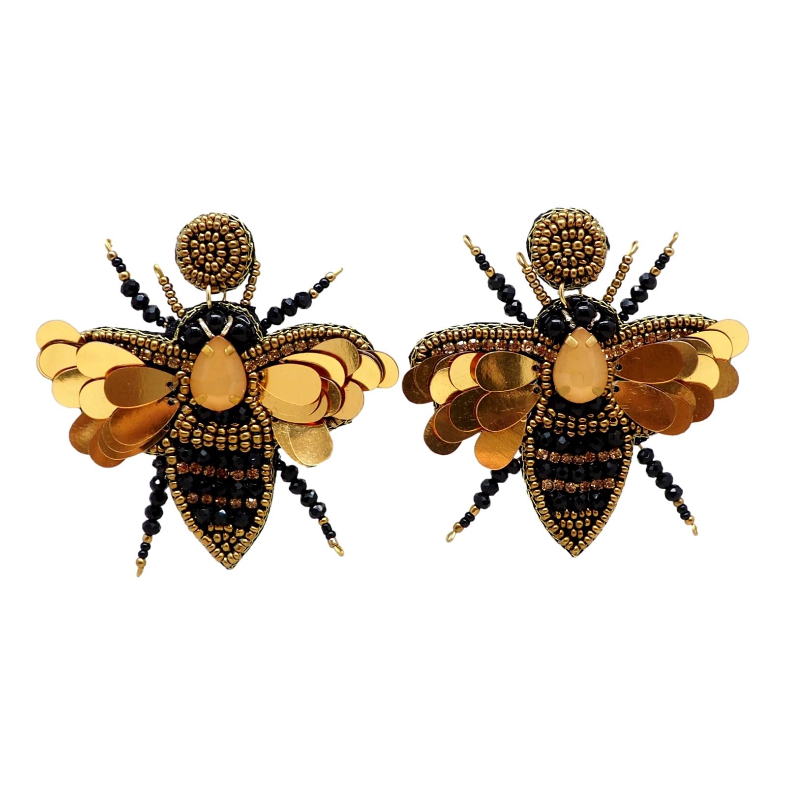 Queen Bee - Boucles d'oreilles