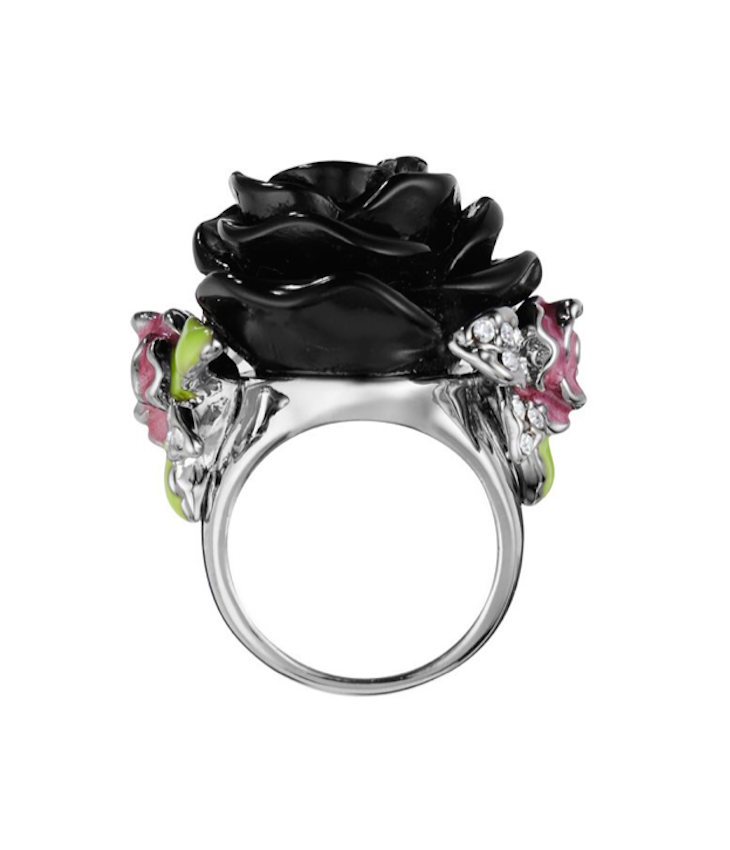 Black Fleuron - Noir