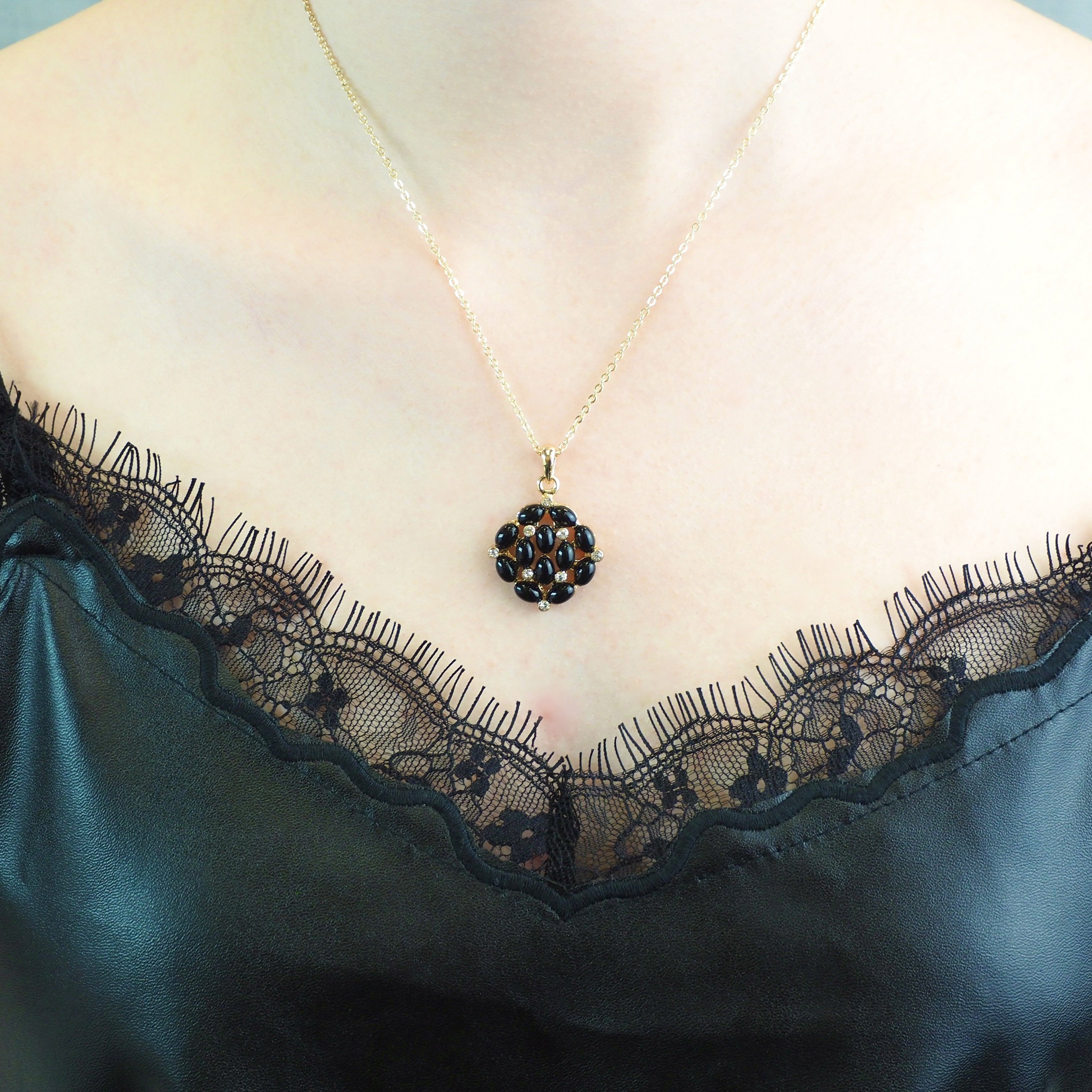 Hibiscus Collier - Noir