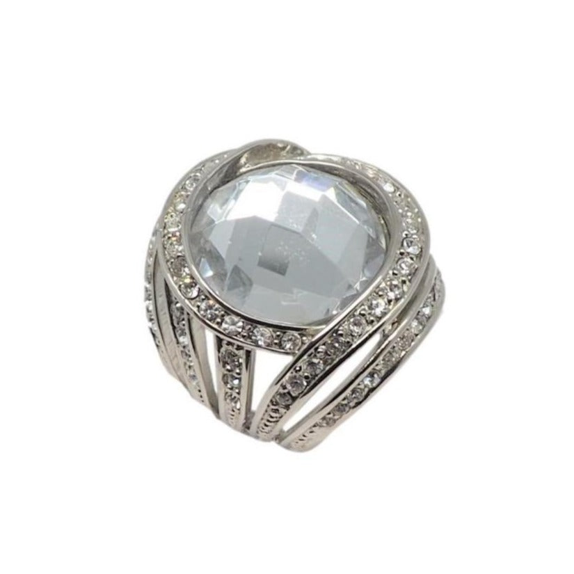 Bague entourage vintage en argent et grenat • Ma bague Bague entourage vintage en argent et grenat • Ma bague