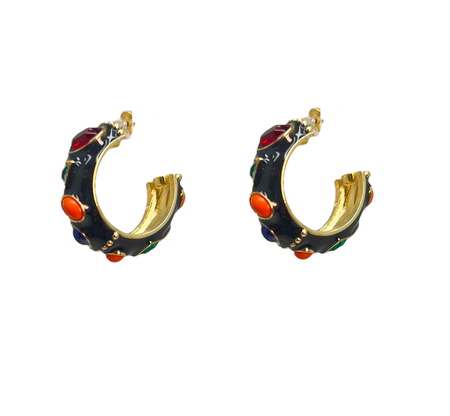 Boucles Planète - Noir